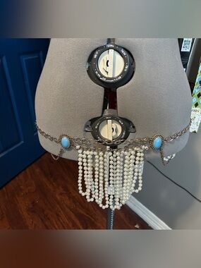Very Gently Worn Tribal Belly Dance Hip Belt 45 Inches